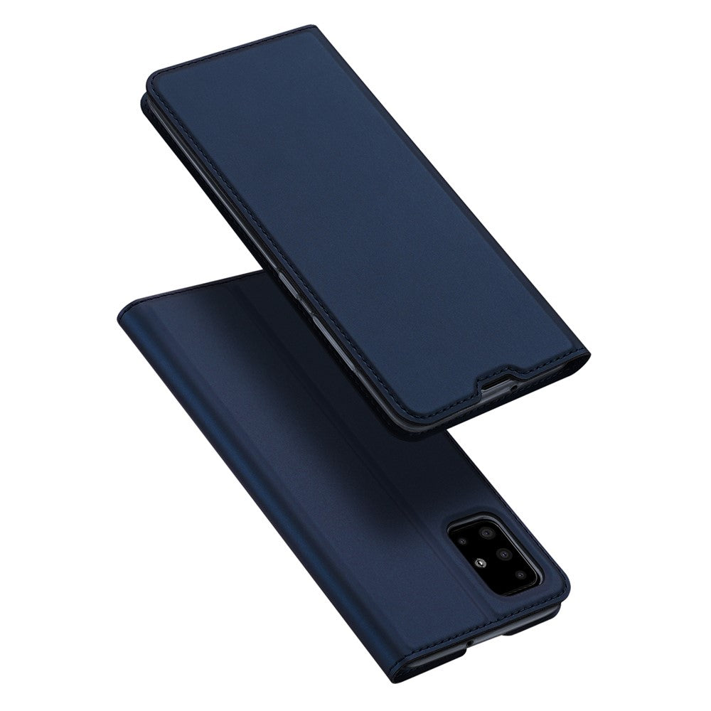 DUX DUCIS Skin Pro Series Anti-gulning Läderfodral med Kortplats för Samsung Galaxy A51