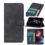 KHAZNEH Vintage Style PU Leather Wallet Case for Samsung Galaxy A51