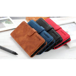 KHAZNEH Vintage Style PU Leather Wallet Case for Samsung Galaxy A51