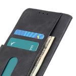 KHAZNEH Vintage Style PU Leather Wallet Case for Samsung Galaxy A51