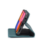 CASEME 013 Series Auto-absorbed Leather Wallet Case with Stand for Samsung Galaxy A20s