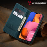 CASEME 013 Series Auto-absorbed Leather Wallet Case with Stand for Samsung Galaxy A20s