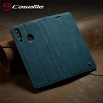 CASEME 013 Series Auto-absorbed Leather Wallet Case with Stand for Samsung Galaxy A20s