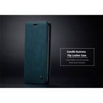 CASEME 013 Series Auto-absorbed Leather Wallet Case with Stand for Samsung Galaxy A20s