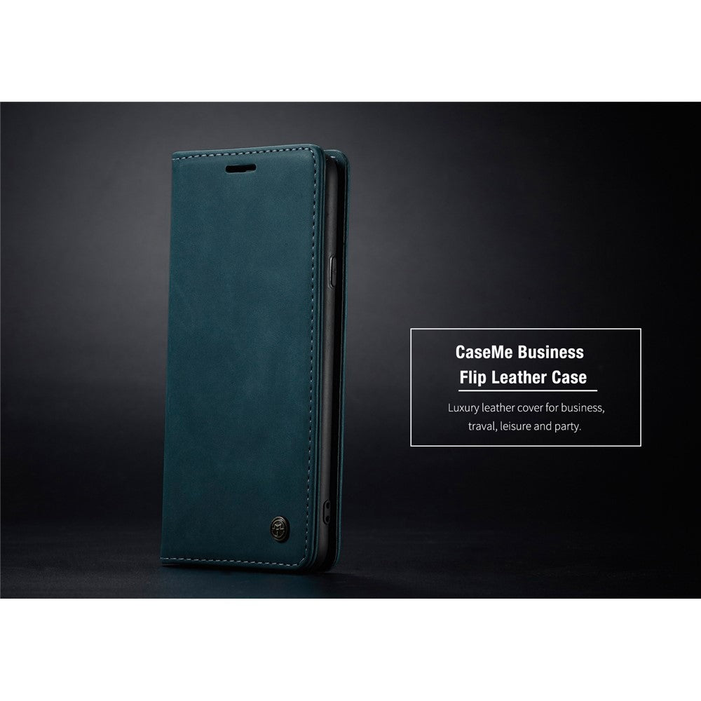 CASEME 013 Series Auto-absorbed Leather Wallet Case with Stand for Samsung Galaxy A20s