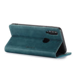 CASEME 013 Series Auto-absorbed Leather Wallet Case with Stand for Samsung Galaxy A20s