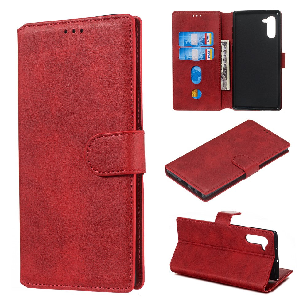 Klassisk pung læder stander telefoncover til Samsung Galaxy Note 10/Note 10 5G