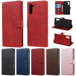 Klassisk pung læder stander telefoncover til Samsung Galaxy Note 10/Note 10 5G