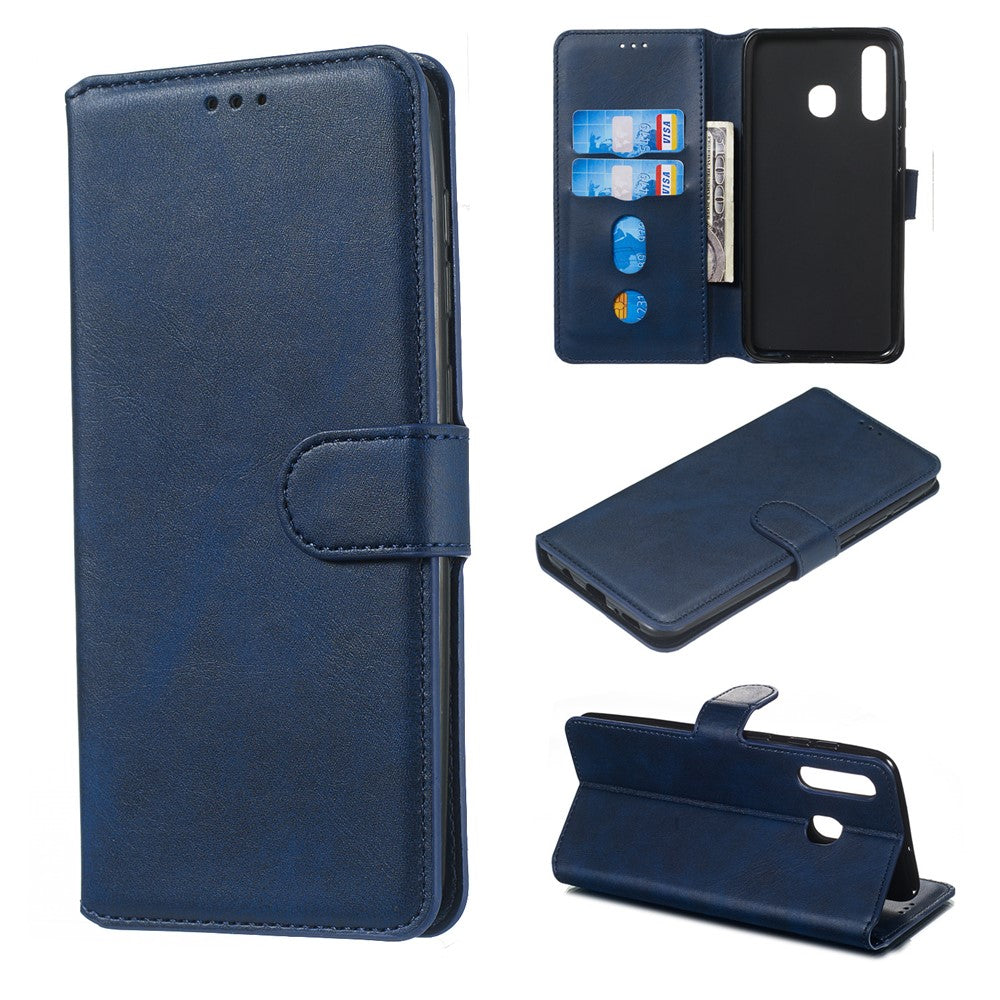 Classic Wallet Leather Stand Phone Protective Casing for Samsung Galaxy A20/A30/M10s