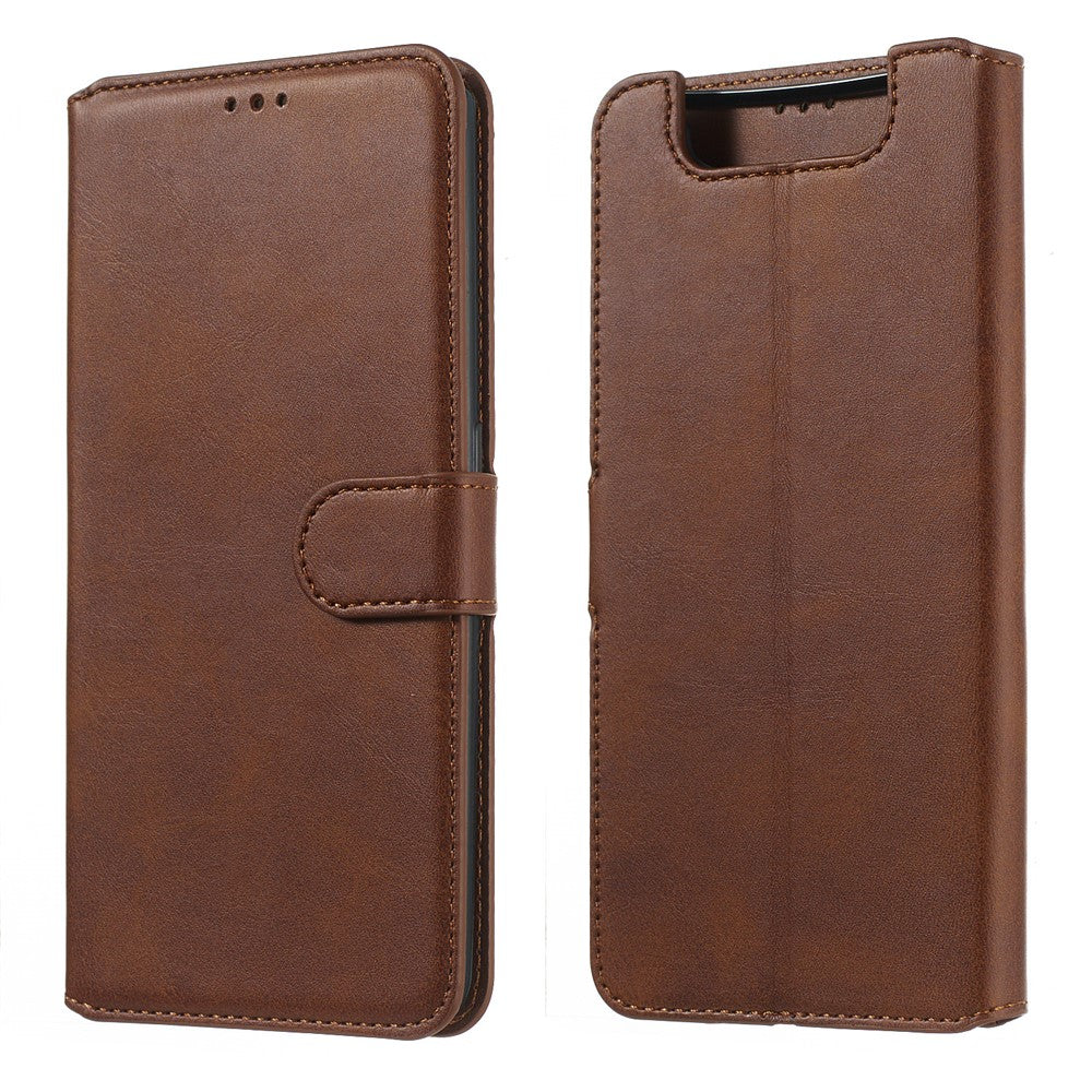 Classic Wallet Leather Stand Phone Cover Casing for Samsung Galaxy A80/A90