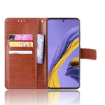 Crazy Horse Skin Wallet Leather Stand Case for Samsung Galaxy A51