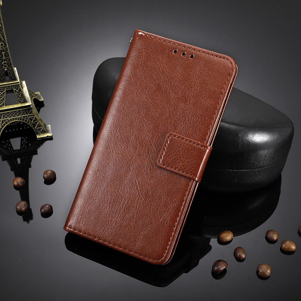 Crazy Horse Skin Wallet Leather Stand Case for Samsung Galaxy A51