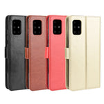 Crazy Horse Skin Wallet Leather Stand Case for Samsung Galaxy A51