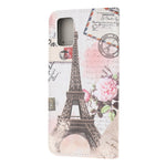 For Samsung Galaxy A51 Pattern Printing Wallet Stand PU Leather Mobile Shell Case