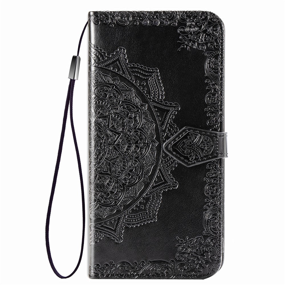 Embossed Mandala Flower Wallet Stand Leather Case for Samsung Galaxy A50s/A50/A30s