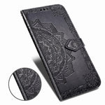 Embossed Mandala Flower Wallet Stand Leather Case for Samsung Galaxy A50s/A50/A30s
