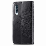 Embossed Mandala Flower Wallet Stand Leather Case for Samsung Galaxy A50s/A50/A30s