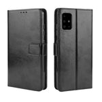 Crazy Horse Wallet Leather Stand Phone Casing for Samsung Galaxy A71 A715