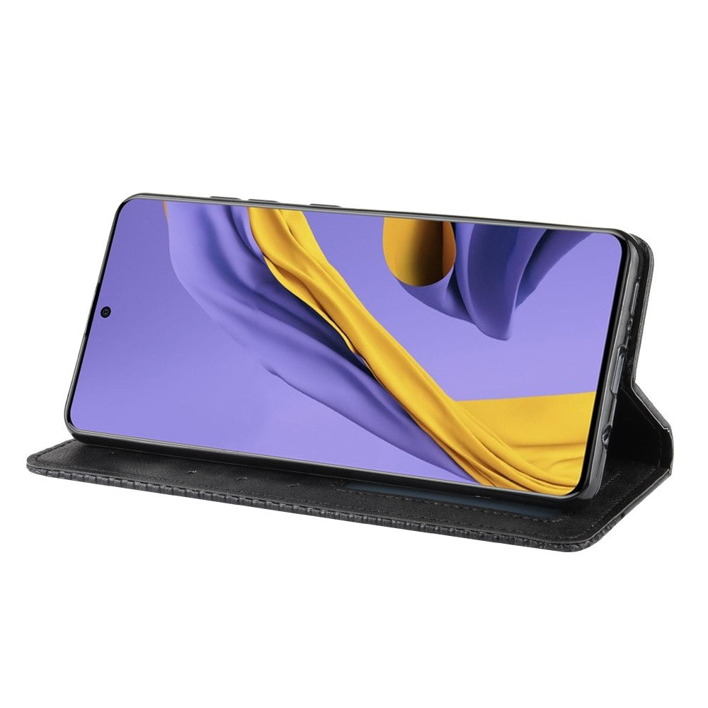 Vintage Style Leather Wallet Phone Case for Samsung Galaxy A71 A715