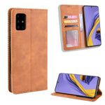 Vintage Style Leather Wallet Phone Case for Samsung Galaxy A71 A715