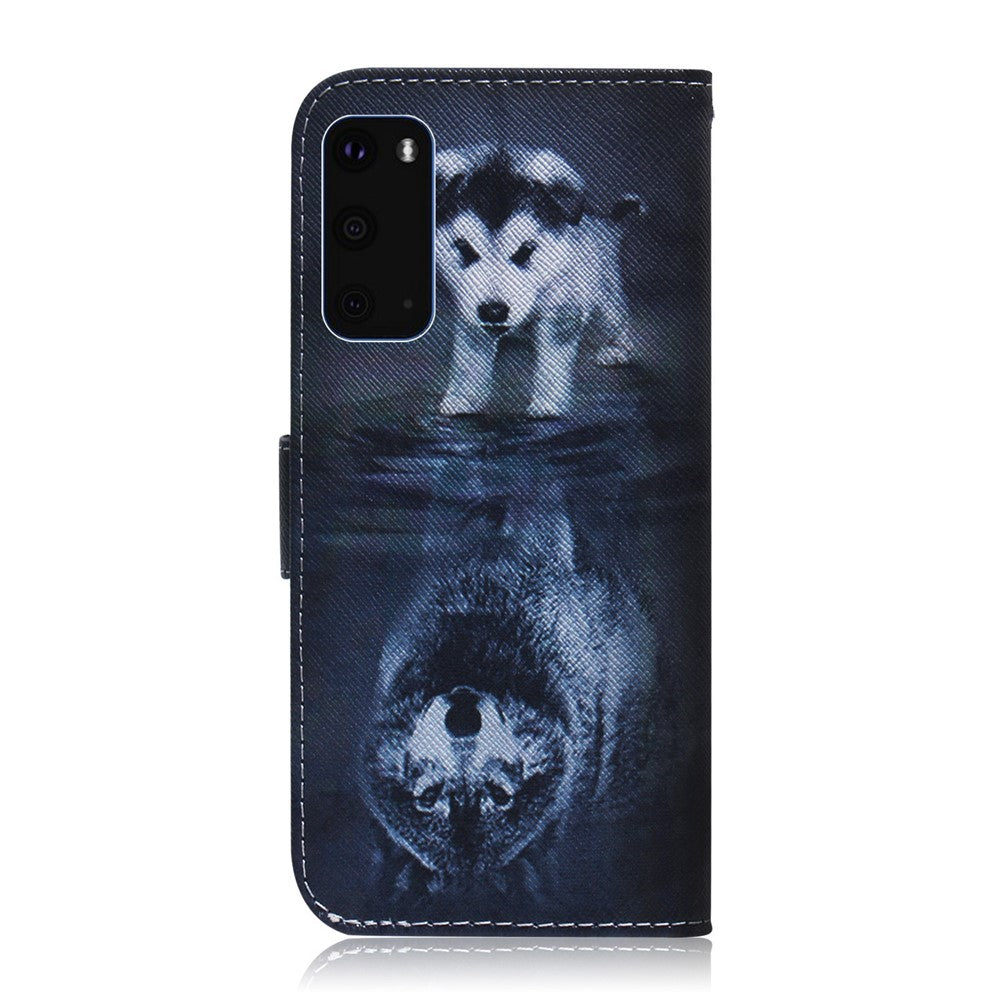 Pattern Printing PU Leather Wallet Phone Casing for Samsung Galaxy S20 4G/S20 5G