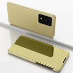Til Samsung Galaxy S20 Ultra Flip-lædercover med stativ, beskyttende telefonetui med fuld kropsdækning
