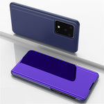 Til Samsung Galaxy S20 Ultra Flip-lædercover med stativ, beskyttende telefonetui med fuld kropsdækning