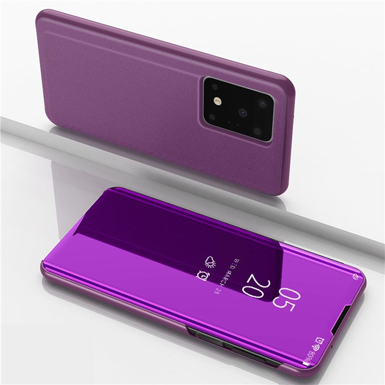 For Samsung Galaxy S20 Ultra Flip Leather Cover with Stand Full Body Protective Phone Case