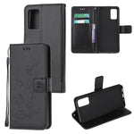 Imprint Butterfly Flower Leather Wallet Case for Samsung Galaxy S20 4G/S20 5G