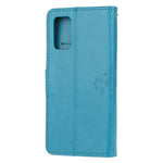 Imprint Tree Owl Leather Wallet Phone Shell for Samsung Galaxy S20 4G/S20 5G