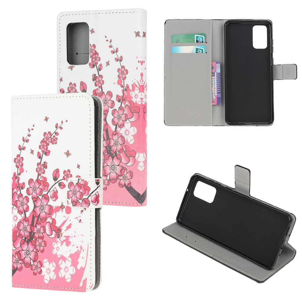 Wallet Phone Case Printing PU Leather Cover for Samsung Galaxy S20 4G/S20 5G