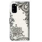 Light Spot Decor Patterned Leather Wallet Case for Samsung Galaxy S20 Plus