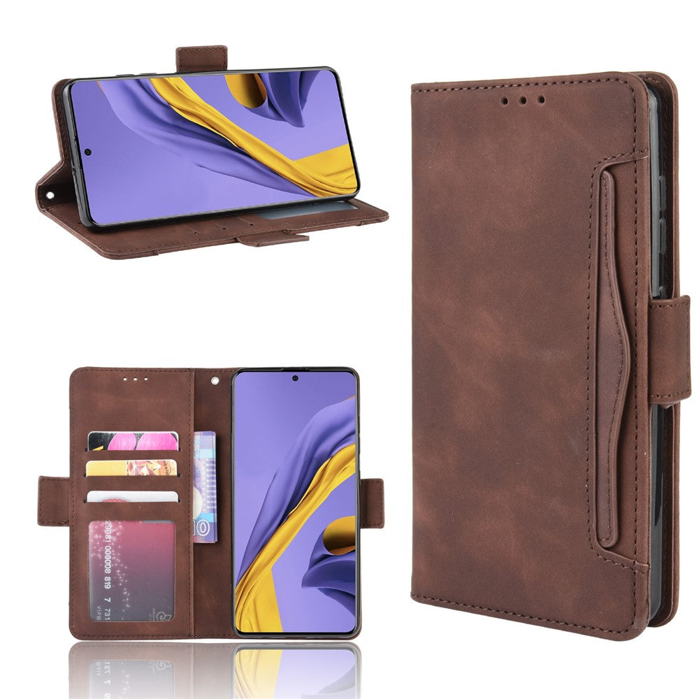 PU Leather Cell Casing with Many Card Slots for Samsung Galaxy S20 4G/S20 5G
