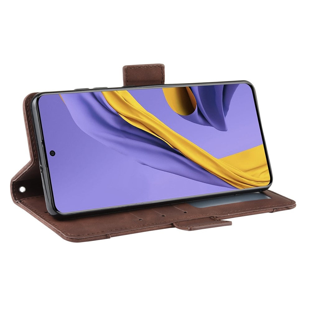 PU Leather Cell Casing with Many Card Slots for Samsung Galaxy S20 4G/S20 5G