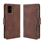 PU Leather Cell Casing with Many Card Slots for Samsung Galaxy S20 4G/S20 5G