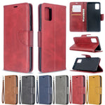PU Leather Wallet Stand Shell Case for Samsung Galaxy A51