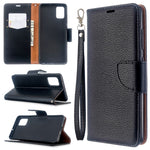 Litchi Skin Leather Wallet Case for Samsung Galaxy A51