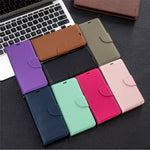 Litchi Skin Leather Wallet Case for Samsung Galaxy A51