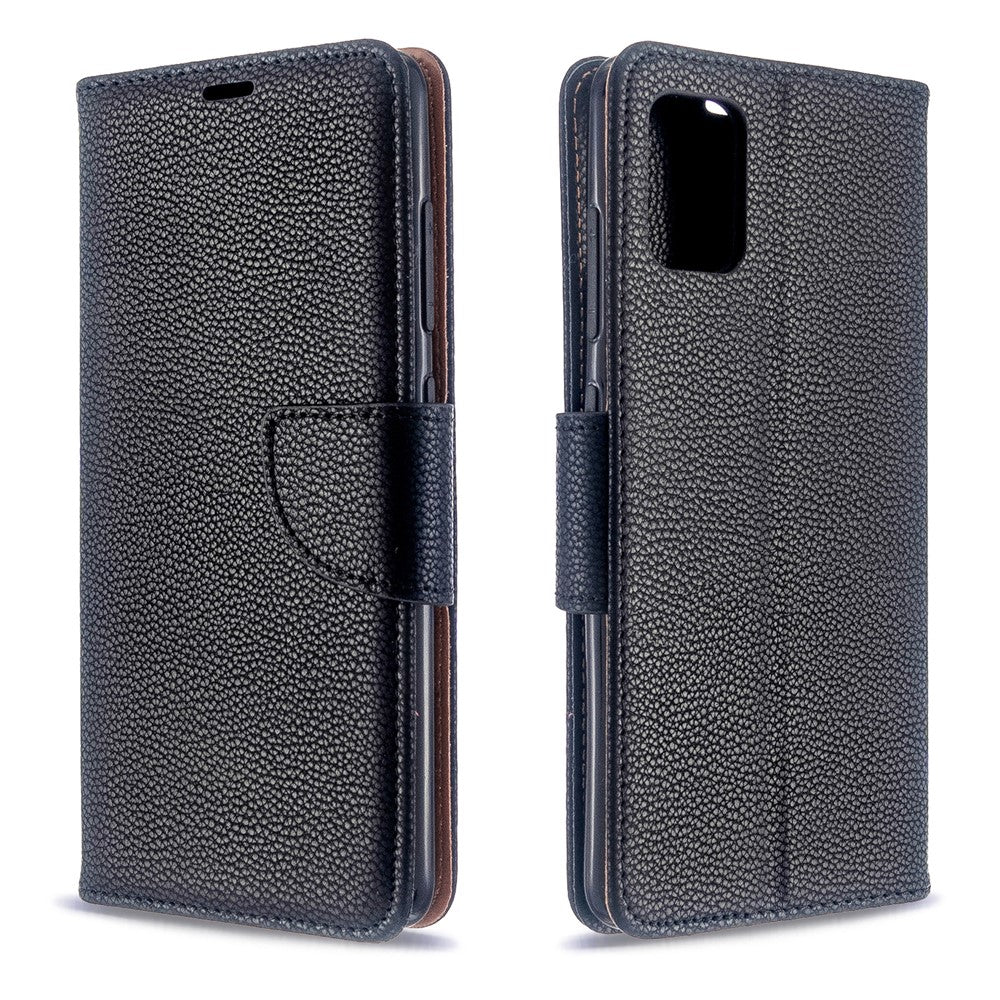 Litchi Skin Leather Wallet Case for Samsung Galaxy A51