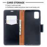 Litchi Skin Leather Wallet Case for Samsung Galaxy A51