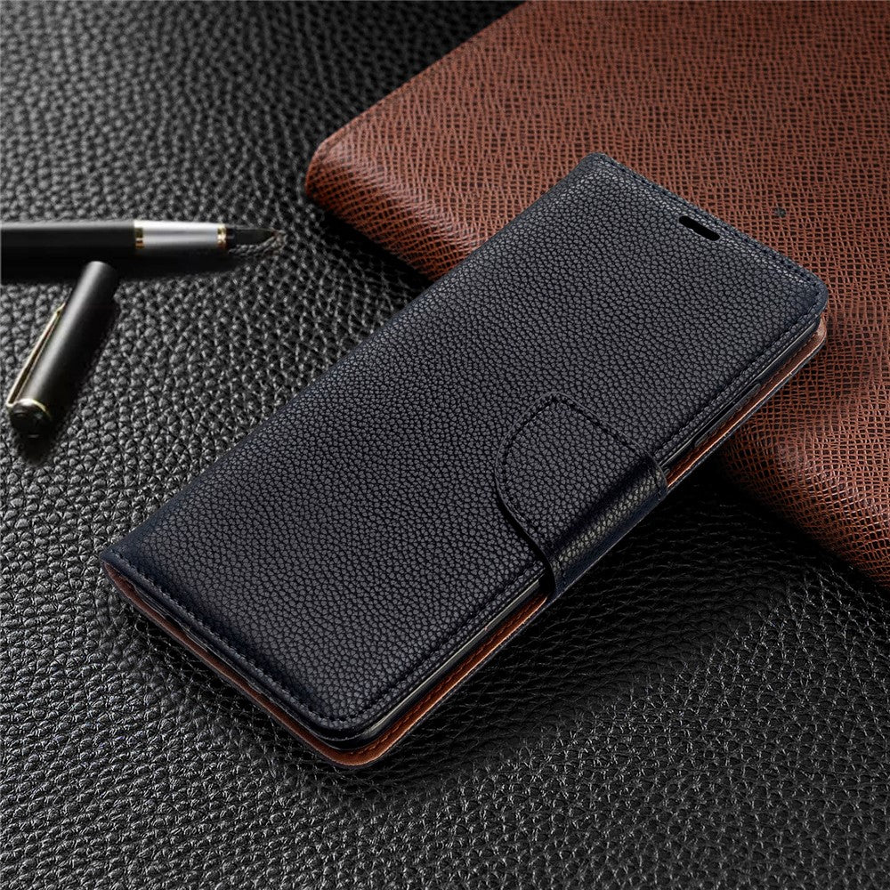Litchi Skin Leather Wallet Case for Samsung Galaxy A51