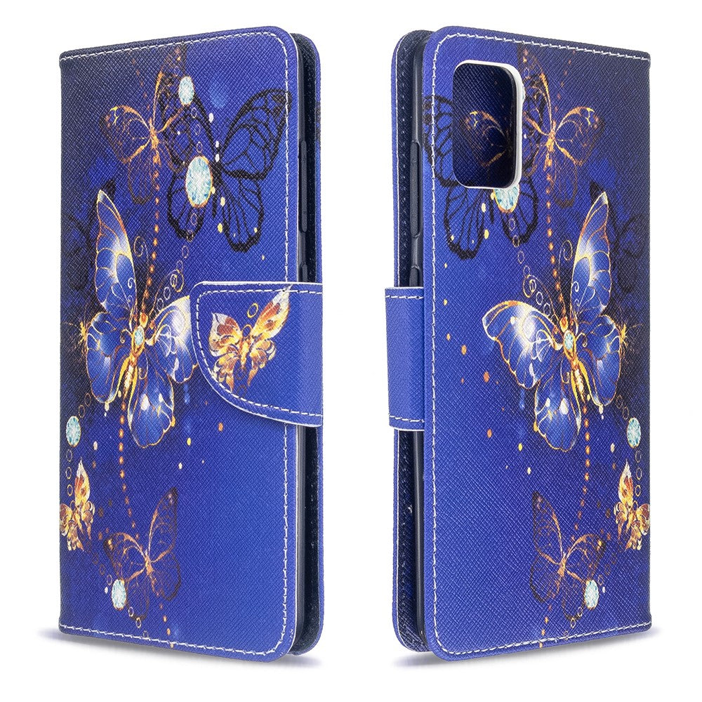 Pattern Printing Wallet Leather Flip Cover Case for Samsung Galaxy A51