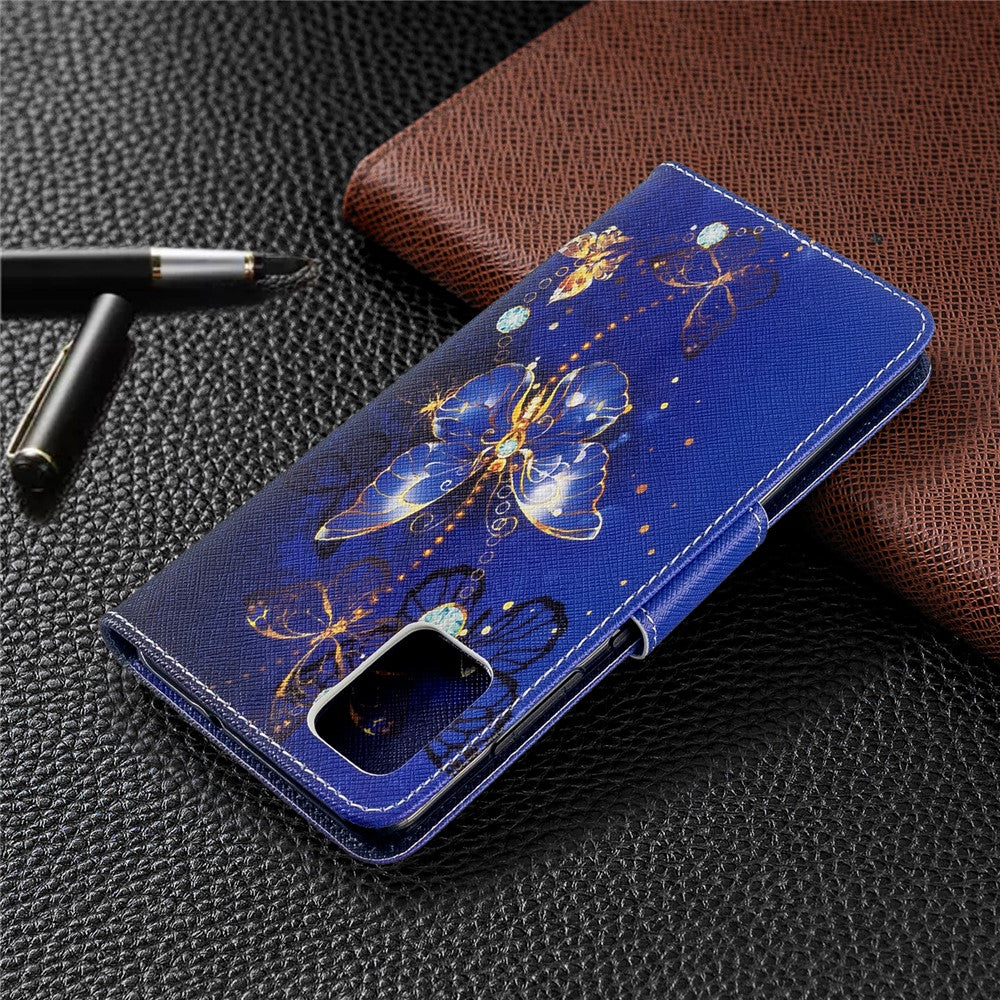 Pattern Printing Wallet Leather Flip Cover Case for Samsung Galaxy A51