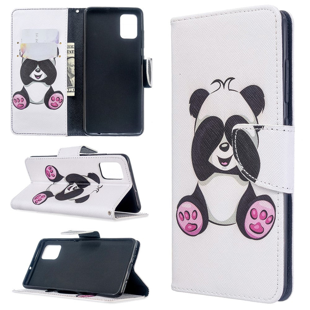 Pattern Printing Wallet Leather Flip Cover Case for Samsung Galaxy A51