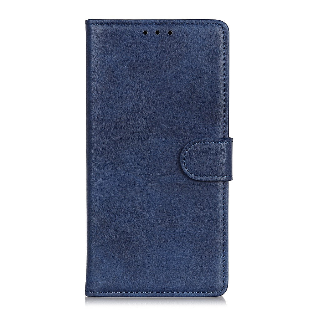 Læderpung stativ telefoncover til Samsung Galaxy A91/S10 Lite