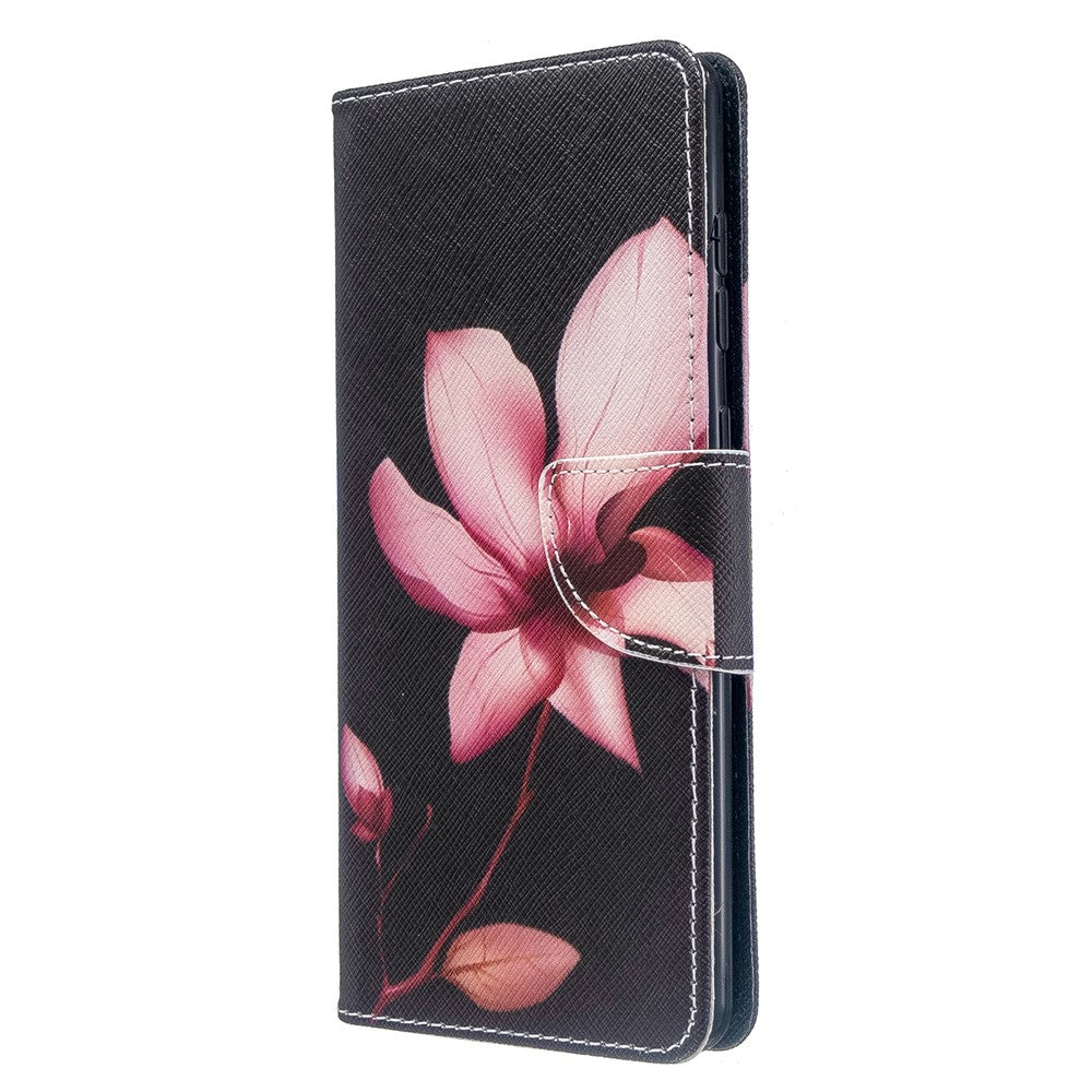 Pattern Printing Wallet Stand Flip Leather Case for Samsung Galaxy A71 A715