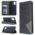 Geometric Mønster Stand Læder Cover Kortholder Etui til Samsung Galaxy A71 A715