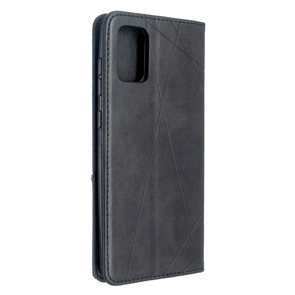 Geometric Mønster Stand Læder Cover Kortholder Etui til Samsung Galaxy A71 A715