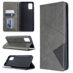 Geometric Mønster Stand Læder Cover Kortholder Etui til Samsung Galaxy A71 A715