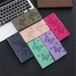 Imprint Butterflies Wallet Stand Flip Leather Case for Samsung Galaxy A71 A715